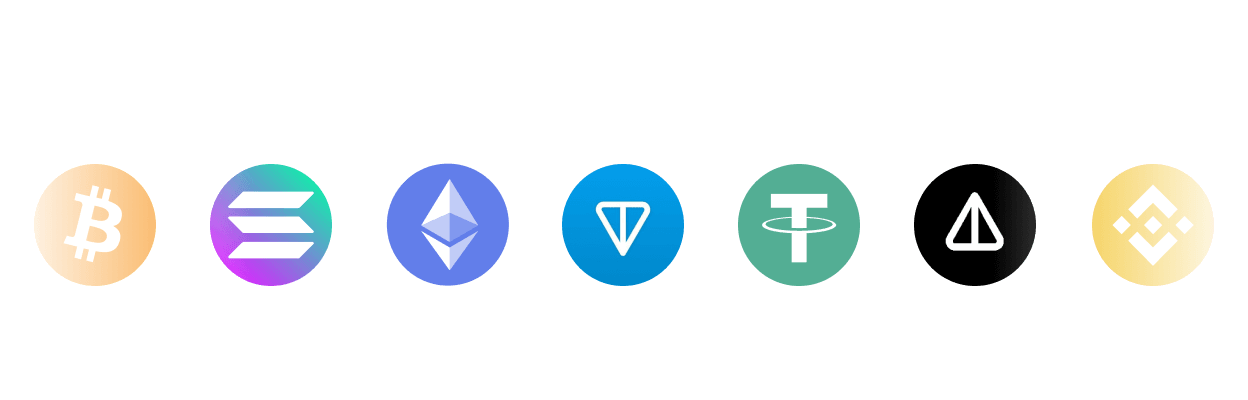 300+ Desteklenen Kripto Varlığı
